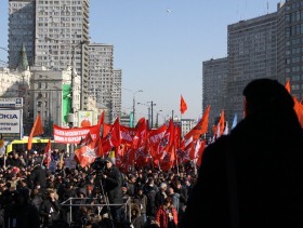 Акция "За честные выборы" на Новом Арбате. Фото: Каспарова.Ru