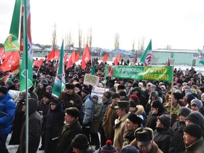 Акция против добычи никеля в Прихоперье